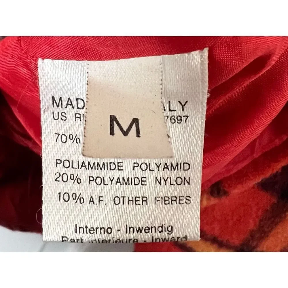 Vintage Sisley Beloved Elegance Italian Wool Plaid Fall Blazer
